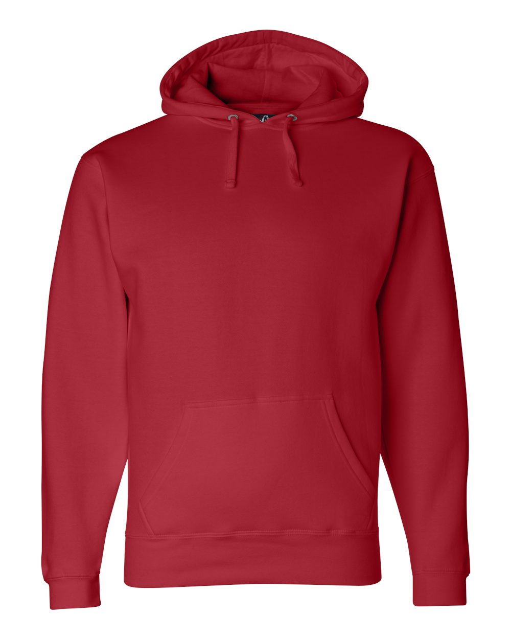 Men's Premium Hooded Sweatshirt - Front - B22228702 - Red