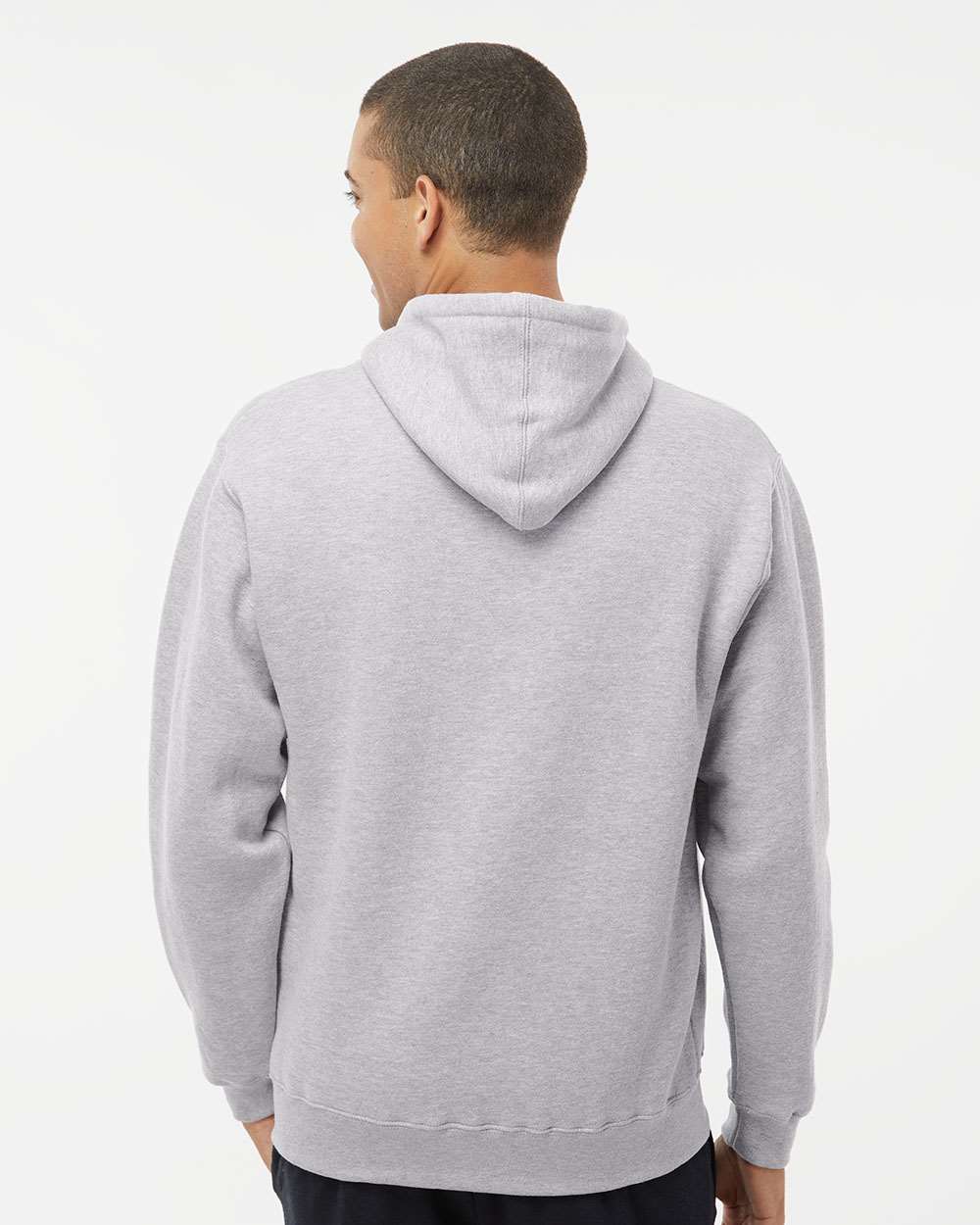 Men's Premium Hooded Sweatshirt - OnModelBack - B22228582 - Oxford
