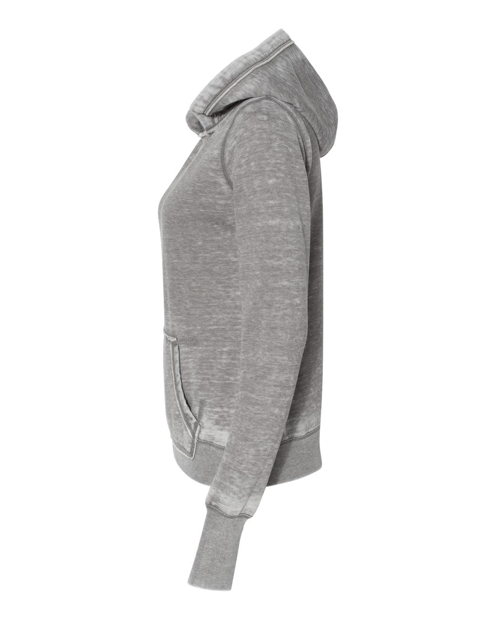 Women's Zen Fleece Hooded Sweatshirt - DirectSide - B20328092 - Cement