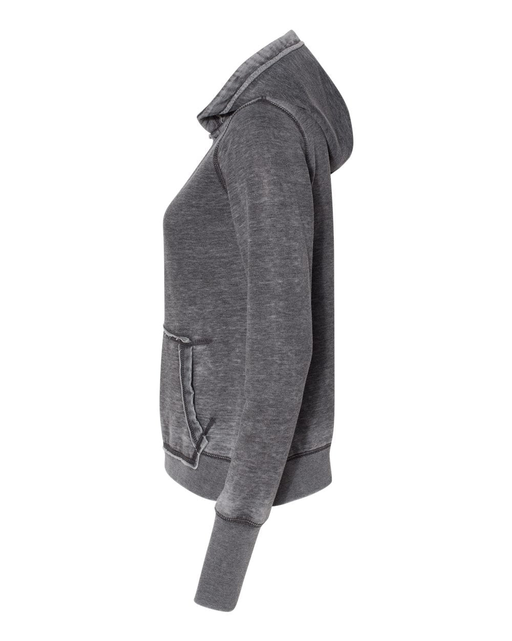 Women's Zen Fleece Hooded Sweatshirt - DirectSide - B20328132 - Dark Smoke