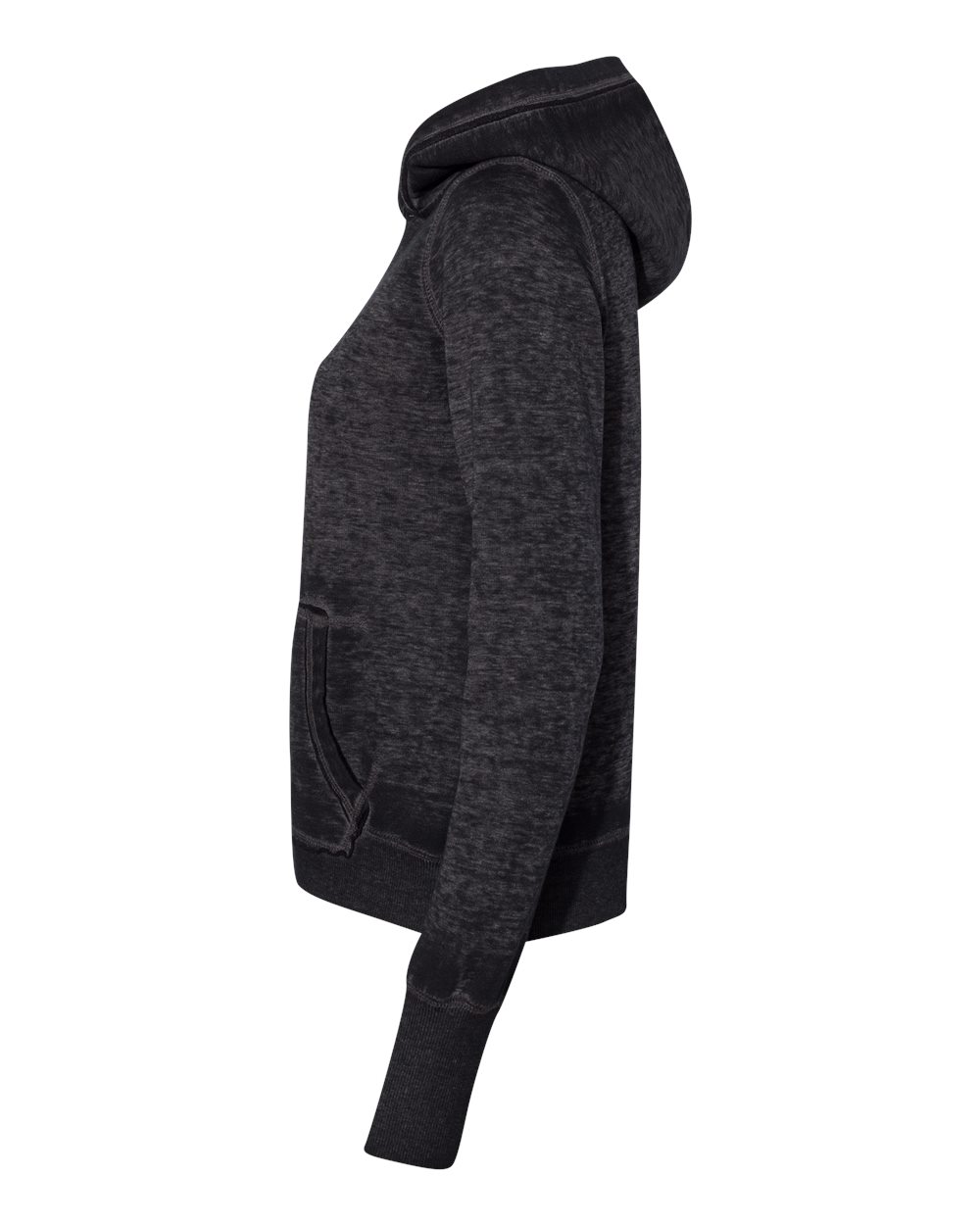Women's Zen Fleece Hooded Sweatshirt - DirectSide - B20328502 - Twisted Black