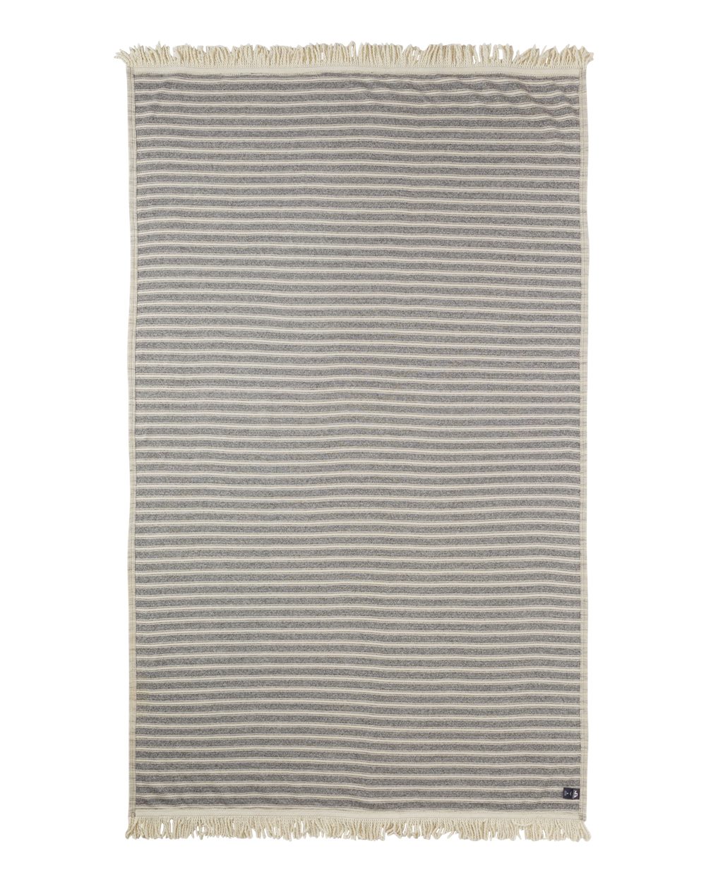 Baja Blanket - Back - B02628100 - Natural/ Charcoal