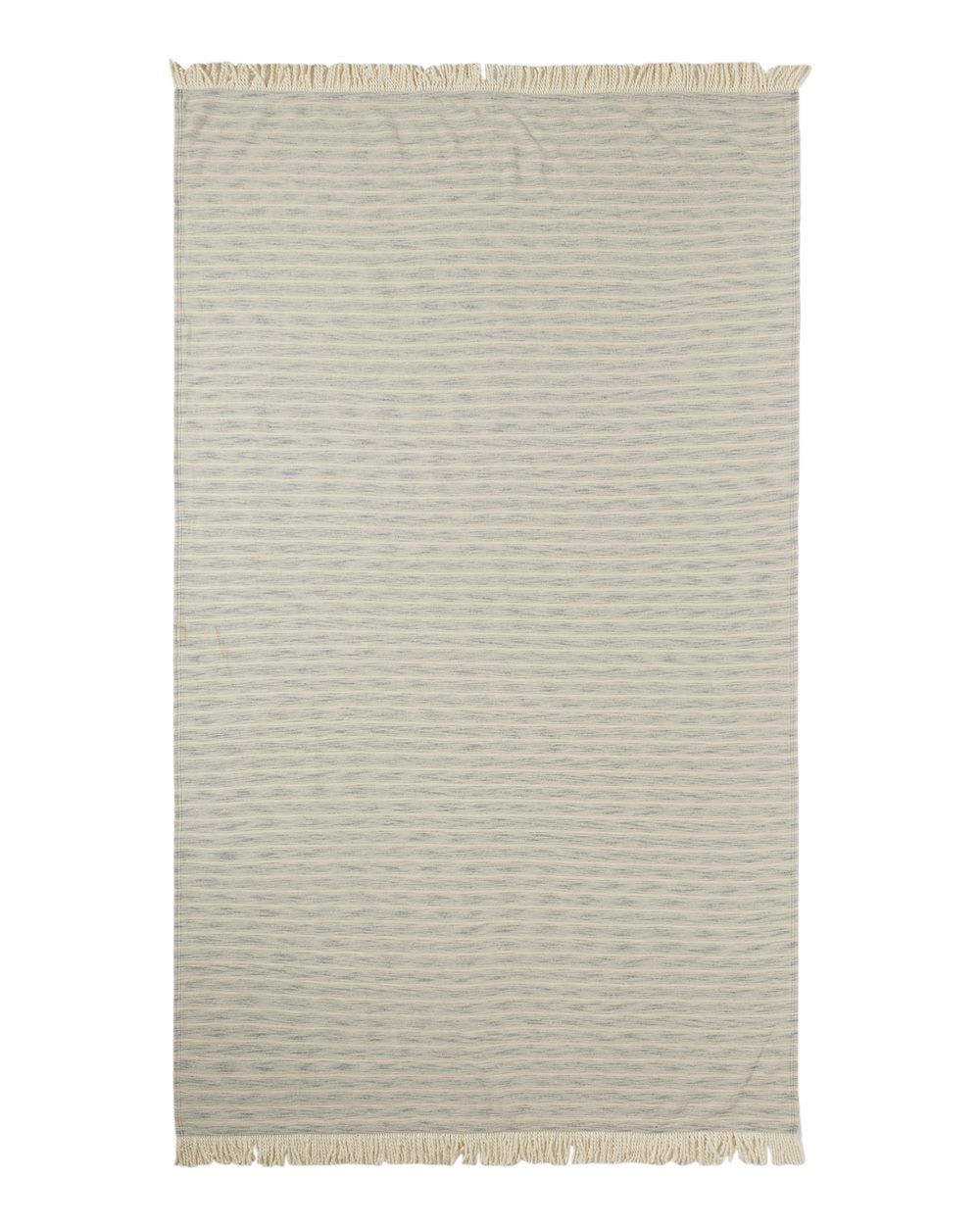Baja Blanket - Front - B02628110 - Natural/ Mist Blue