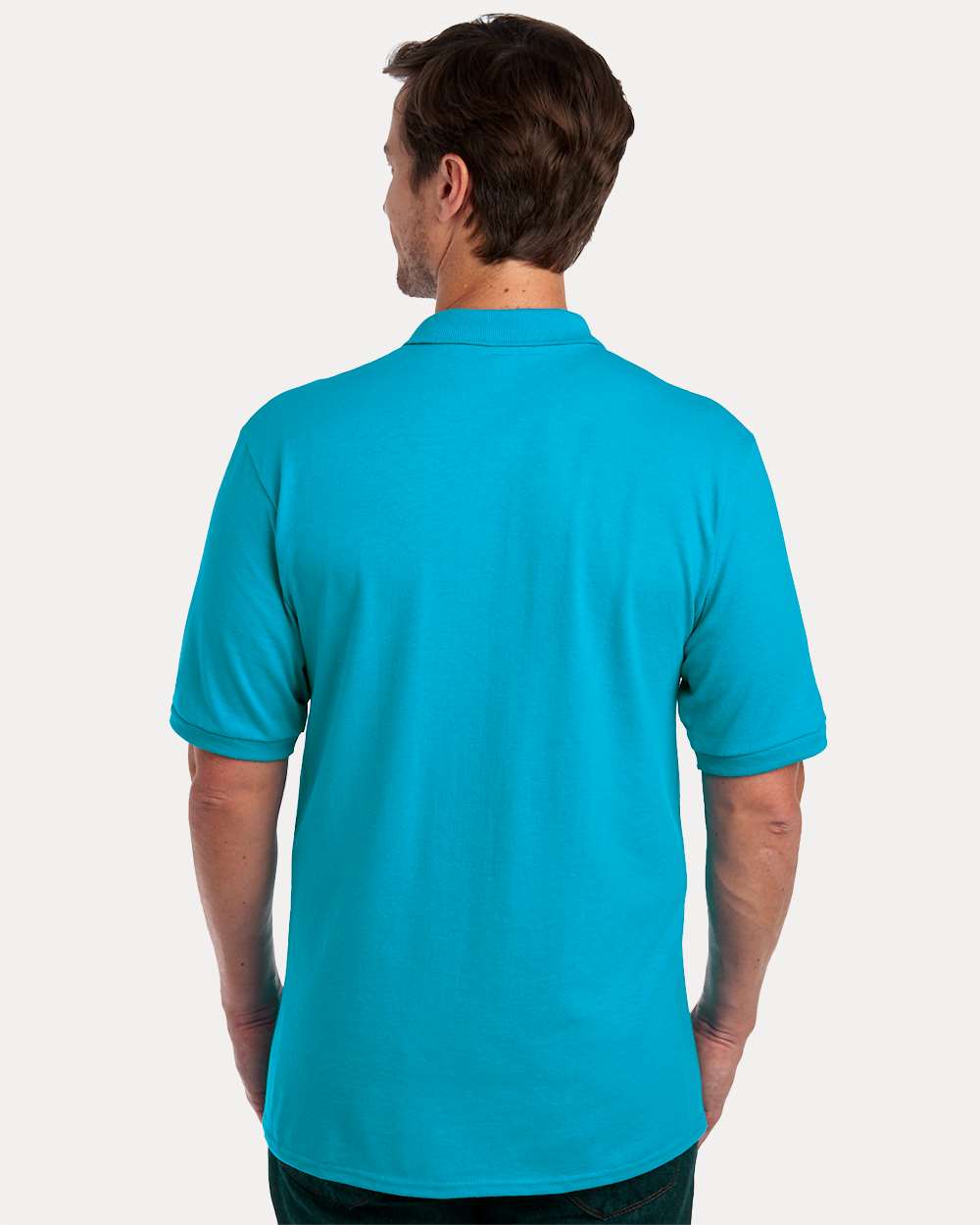 Men's Dri-Power® Polo - OnModelBack - B02235143 - California Blue