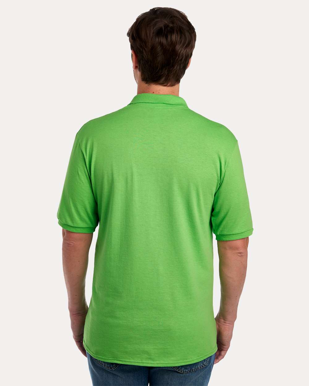 Men's Dri-Power® Polo - OnModelBack - B02235173 - Kiwi