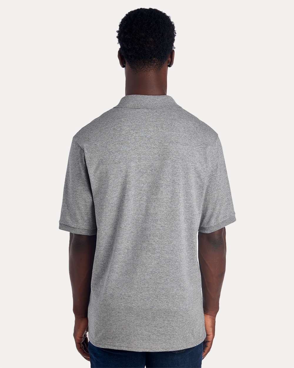 Men's Dri-Power® Polo - OnModelBack - B02235583 - Oxford