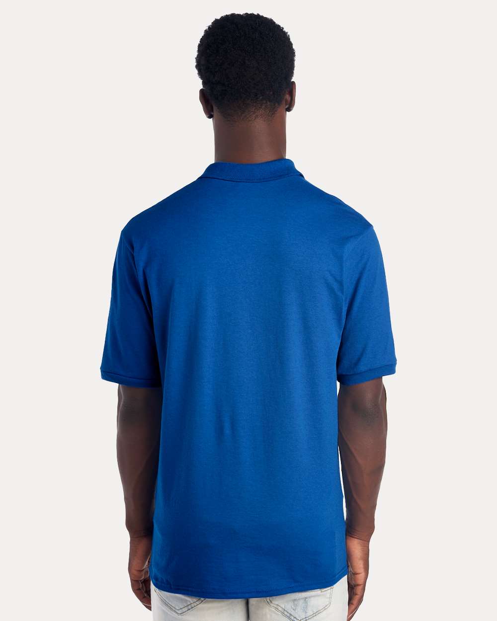 Men's Dri-Power® Polo - OnModelBack - B02235753 - Royal