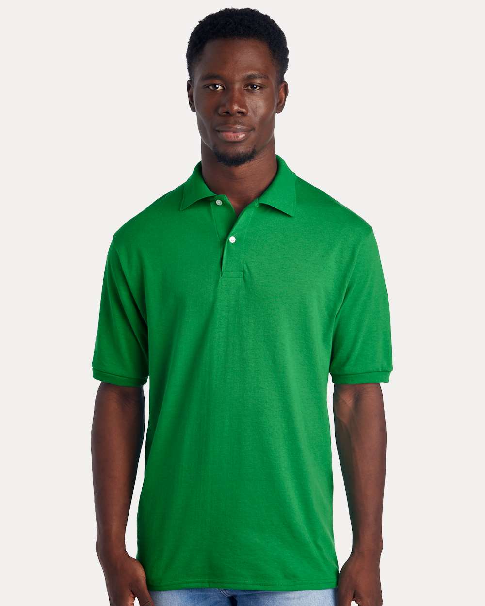 Men's Dri-Power® Polo - OnModelFront - B02235603 - Kelly
