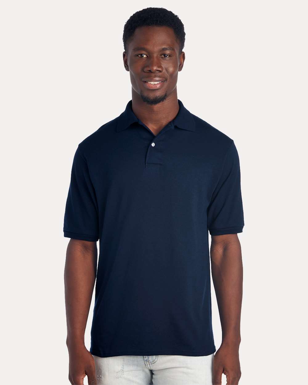Men's Dri-Power® Polo - OnModelFront - B02235653 - J. Navy