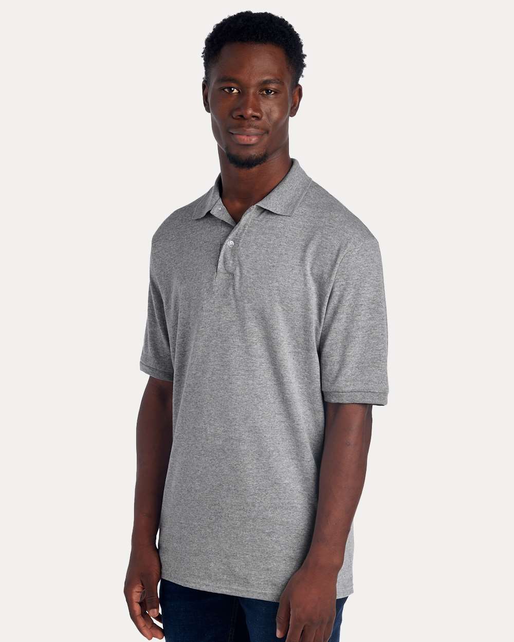 Men's Dri-Power® Polo - OnModelSide - B02235583 - Oxford