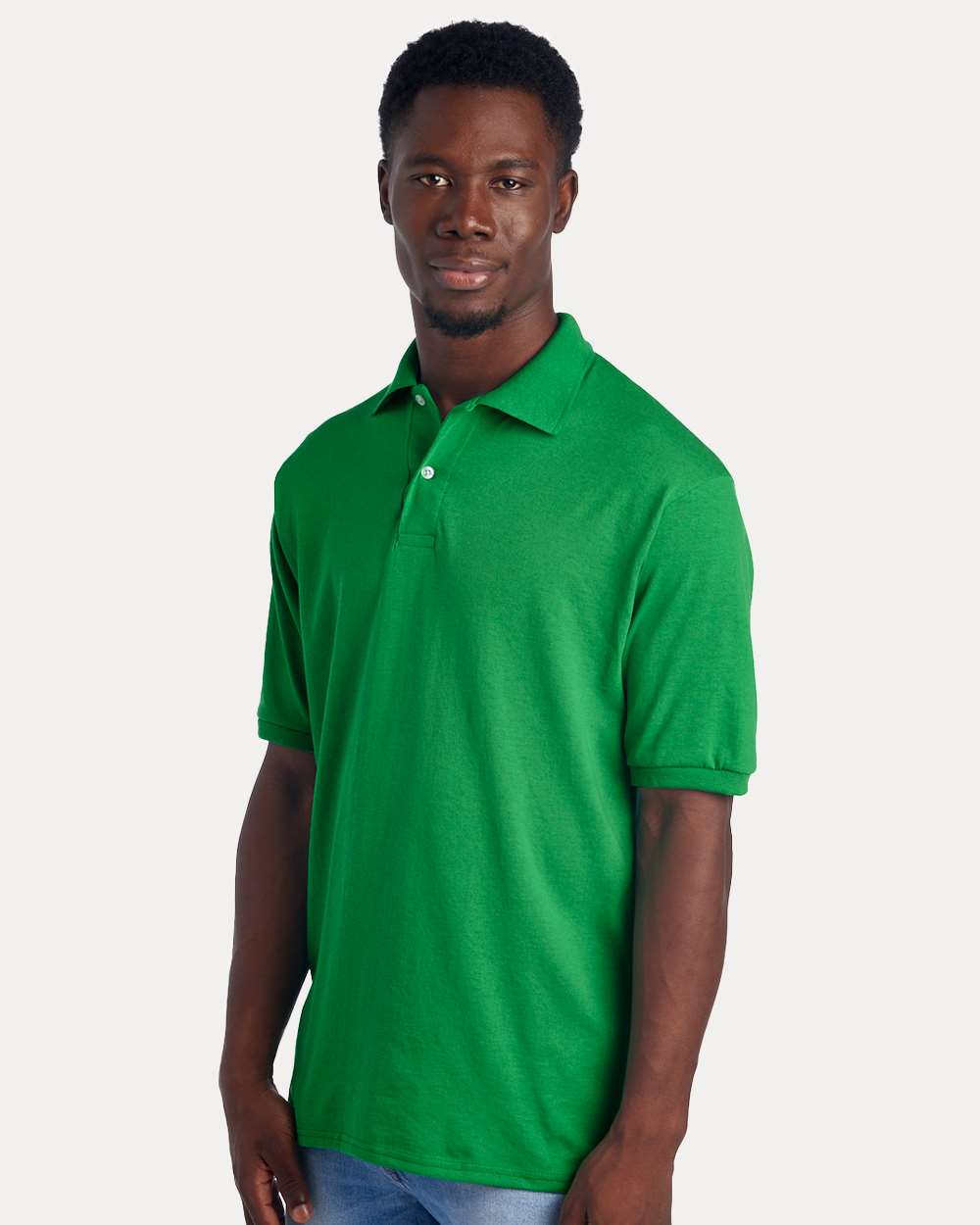 Men's Dri-Power® Polo - OnModelSide - B02235603 - Kelly