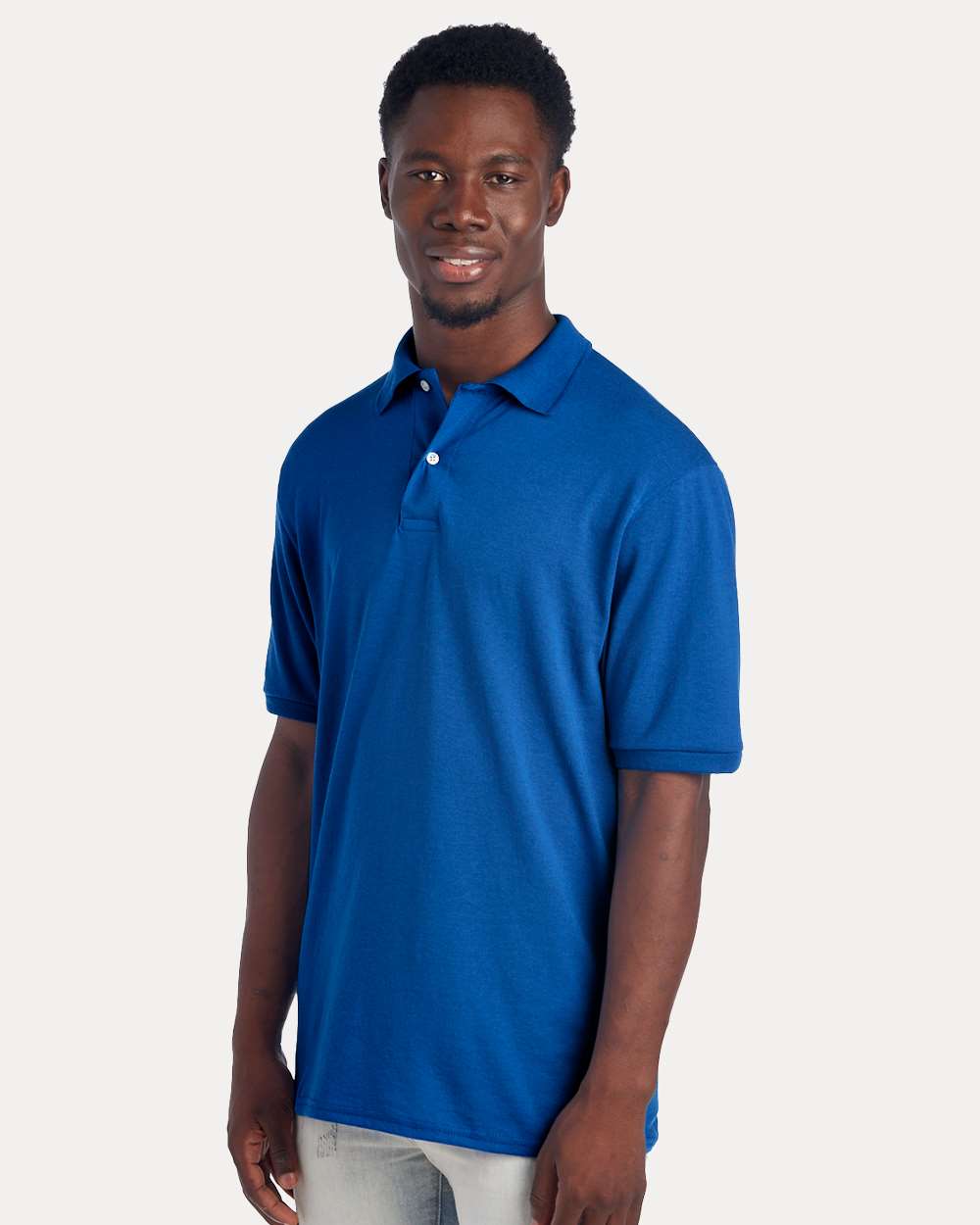 Men's Dri-Power® Polo - OnModelSide - B02235753 - Royal
