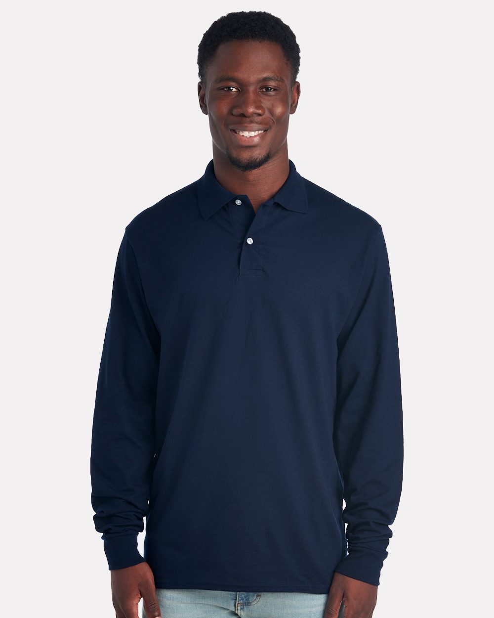 Men's Dri-Power® Long Sleeve Polo - styleImage