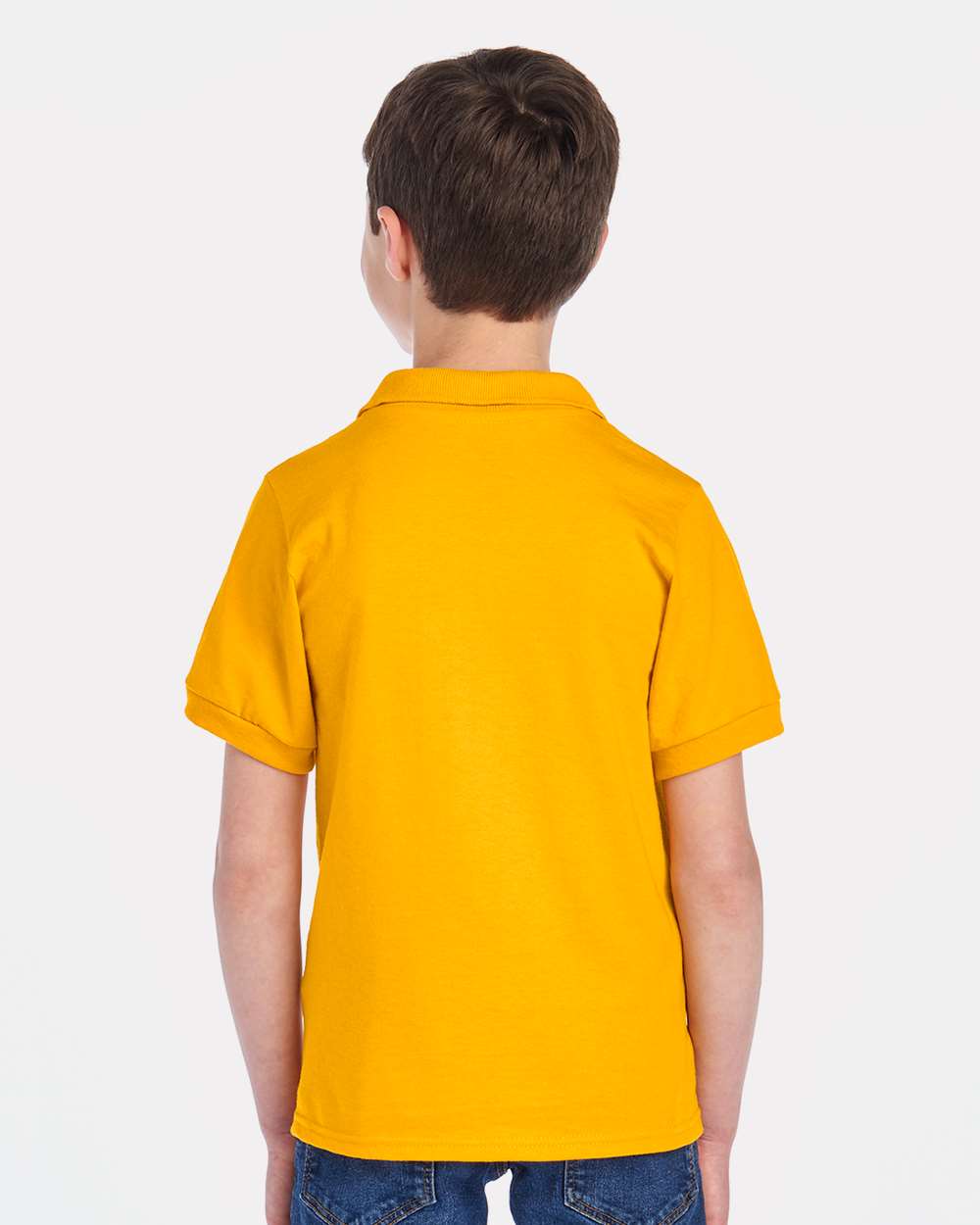 Youth Dri-Power® Polo - OnModelBack - B02535123 - Gold
