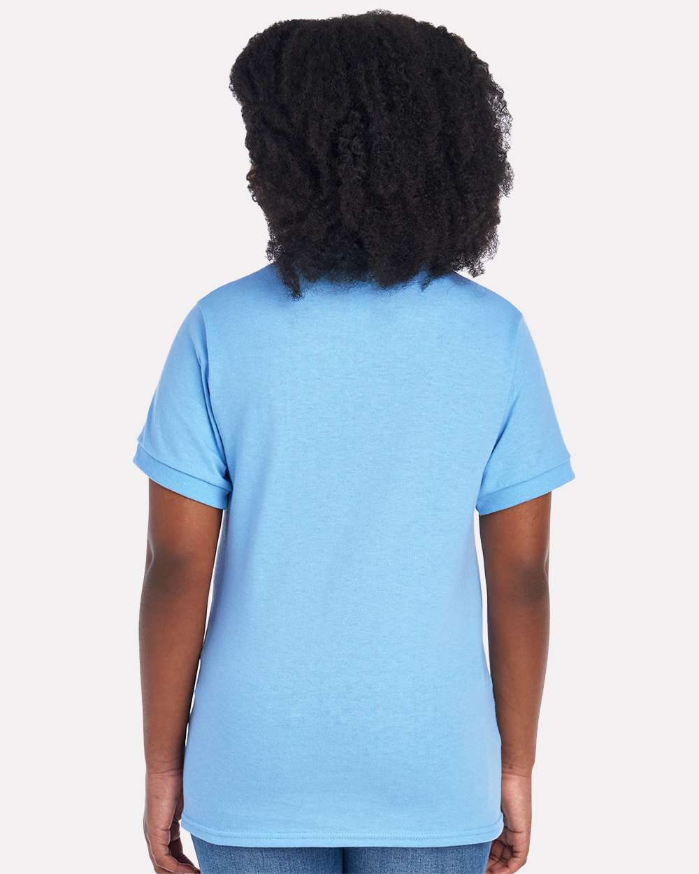 Youth Dri-Power® Polo - OnModelBack - B02535253 - Light Blue