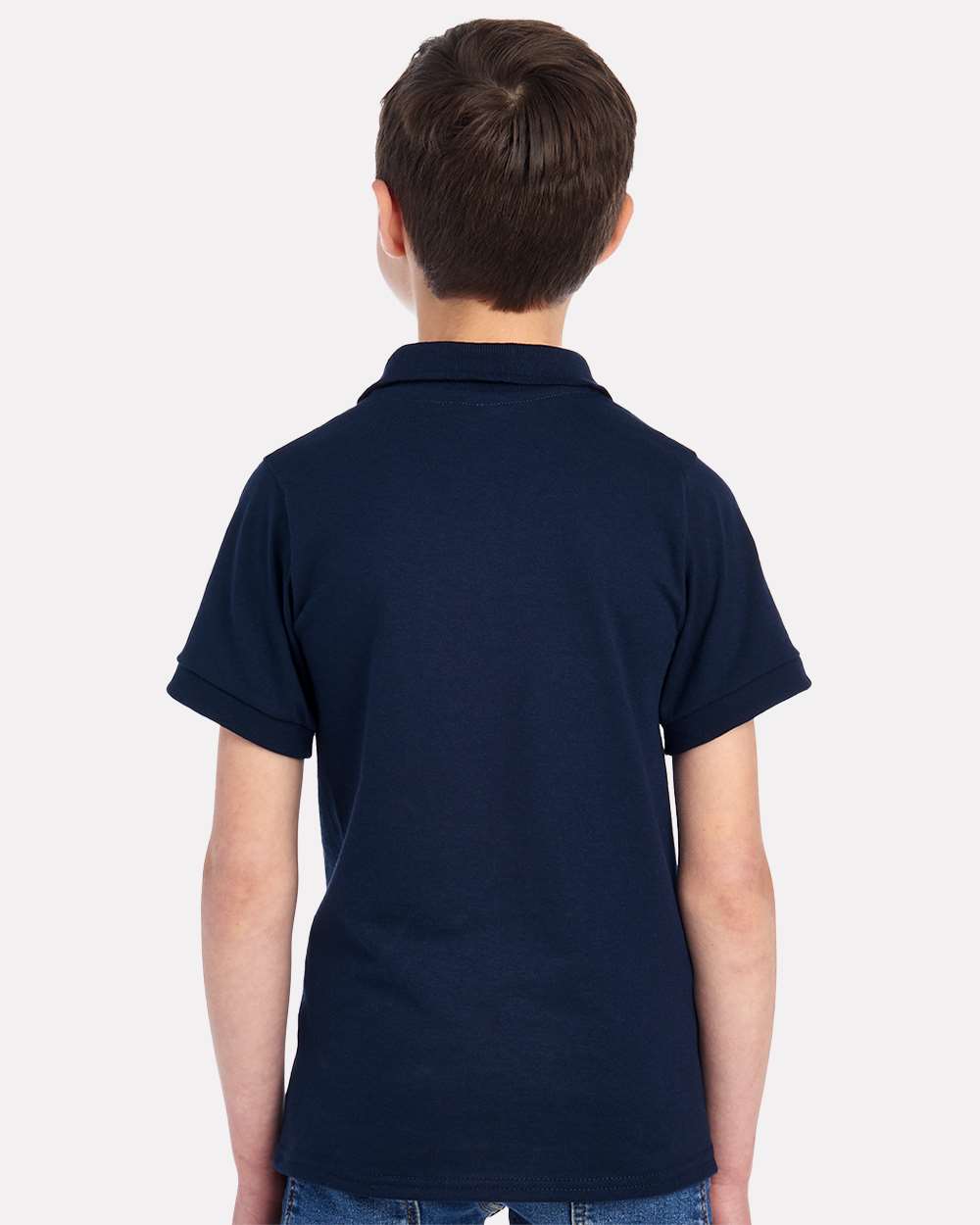 Youth Dri-Power® Polo - OnModelBack - B02535653 - J. Navy