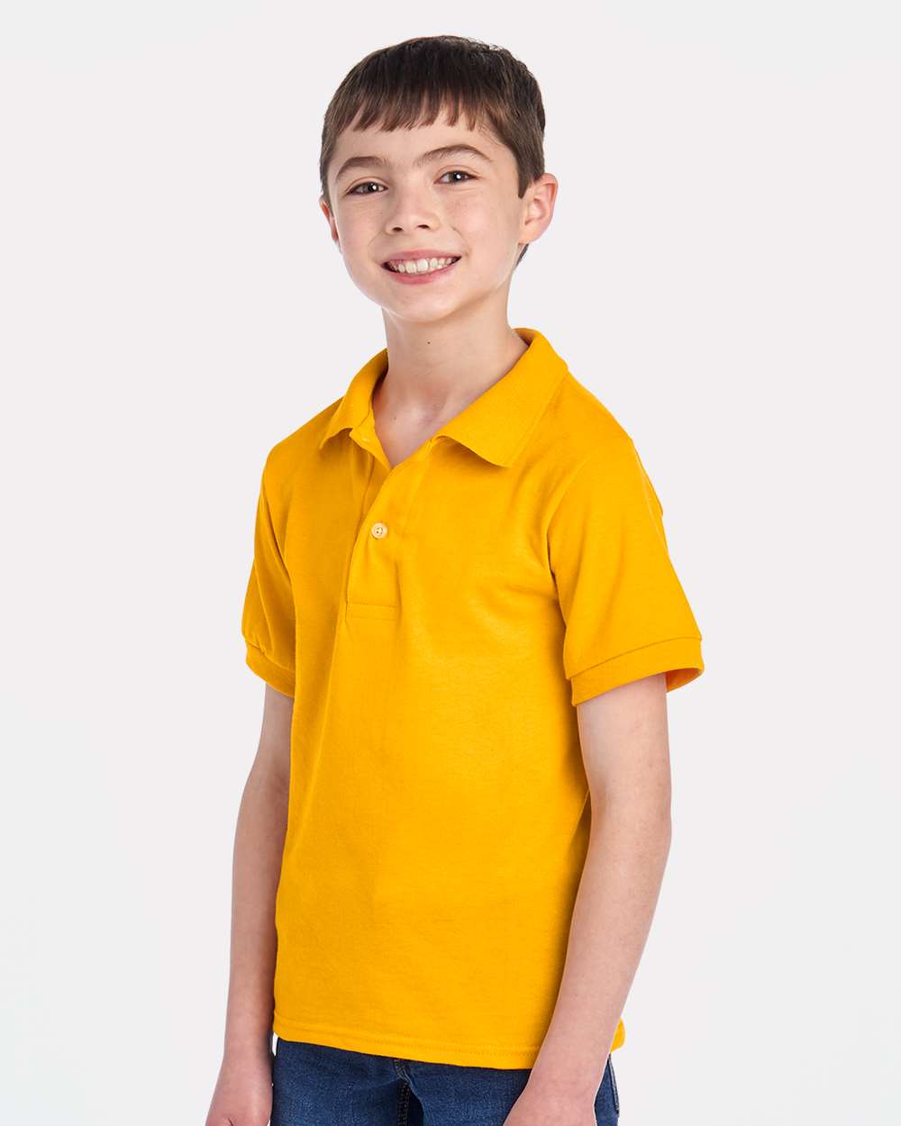 Youth Dri-Power® Polo - OnModelSide - B02535123 - Gold