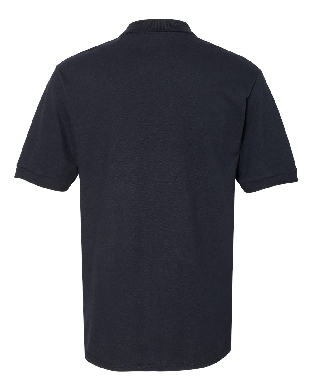 Men's 100% Ring-Spun Cotton Piqué Polo - Back - B54335503 - Black