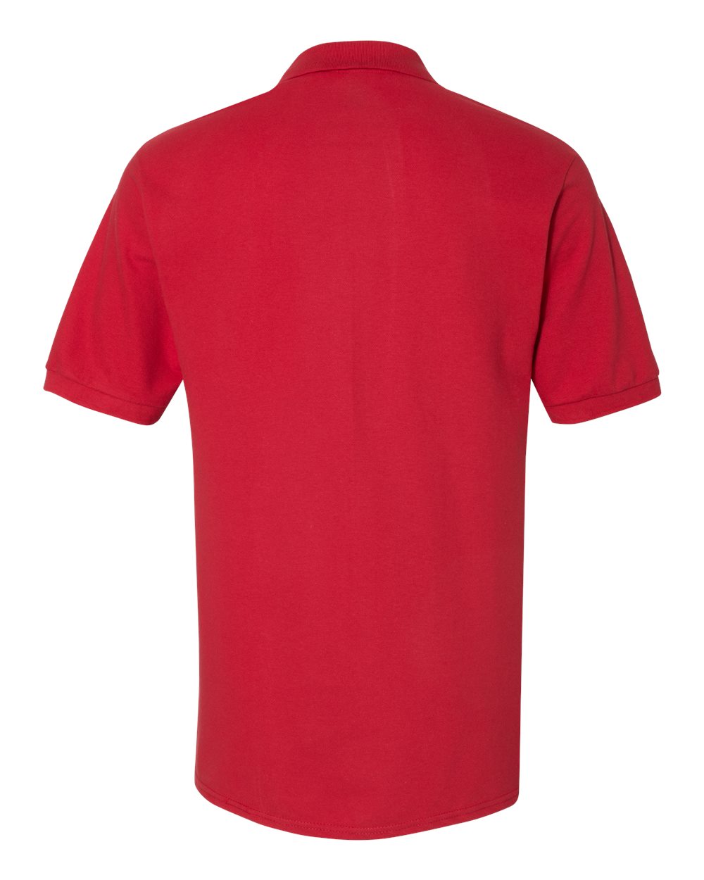 Men's 100% Ring-Spun Cotton Piqué Polo - Back - B54335703 - True Red