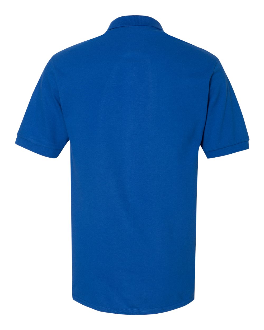 Men's 100% Ring-Spun Cotton Piqué Polo - Back - B54335753 - Royal