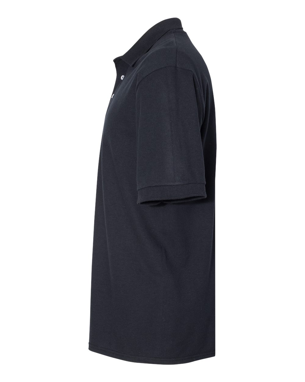 Men's 100% Ring-Spun Cotton Piqué Polo - DirectSide - B54335503 - Black