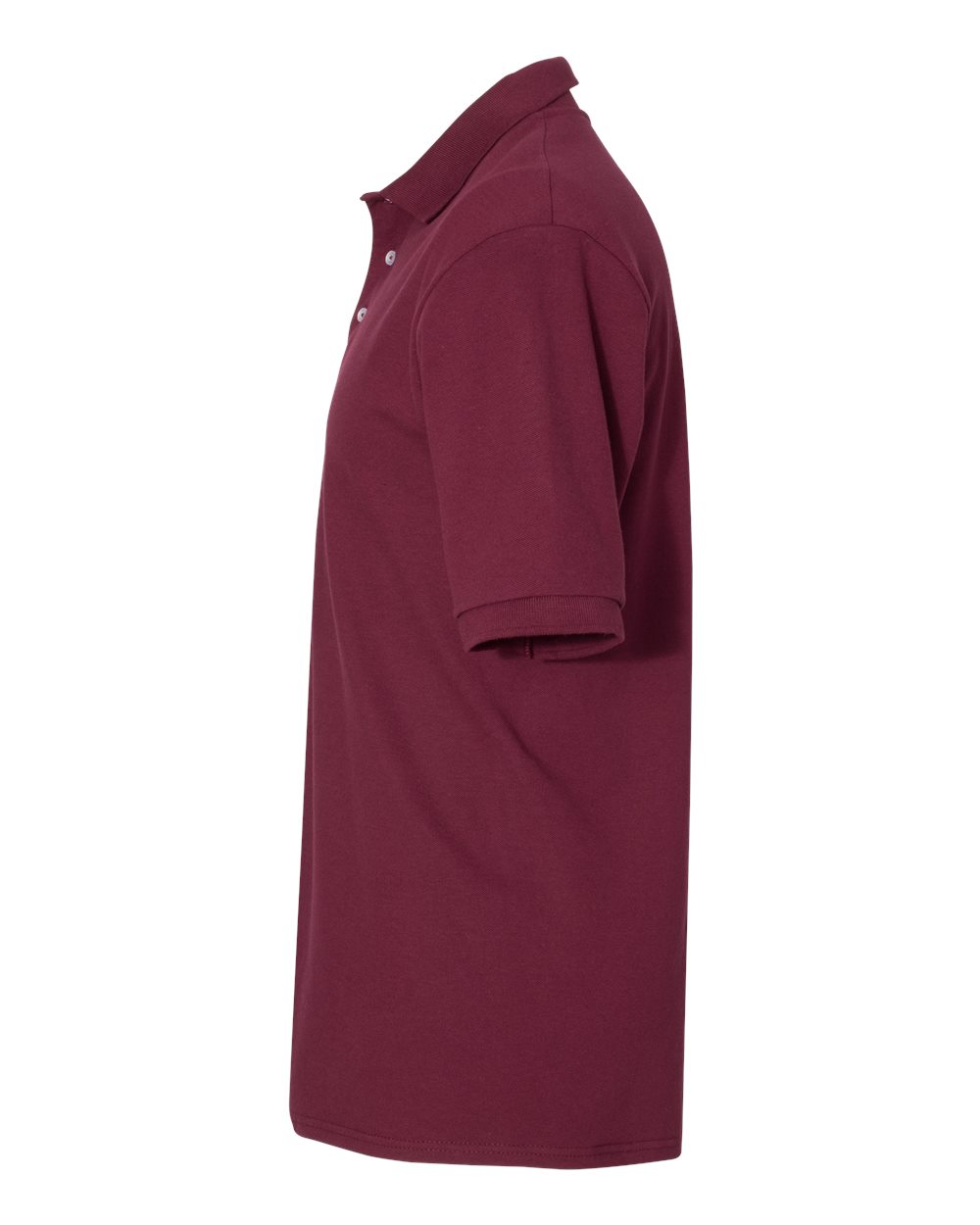 Men's 100% Ring-Spun Cotton Piqué Polo - DirectSide - B54335533 - Maroon