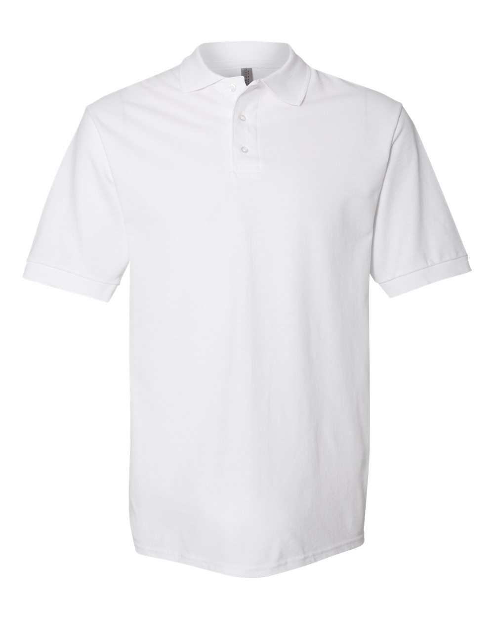 Men's 100% Ring-Spun Cotton Piqué Polo - Front - B54335003 - White
