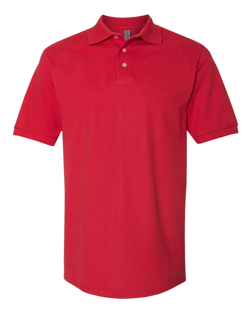 Men's 100% Ring-Spun Cotton Piqué Polo - Front - B54335703 - True Red