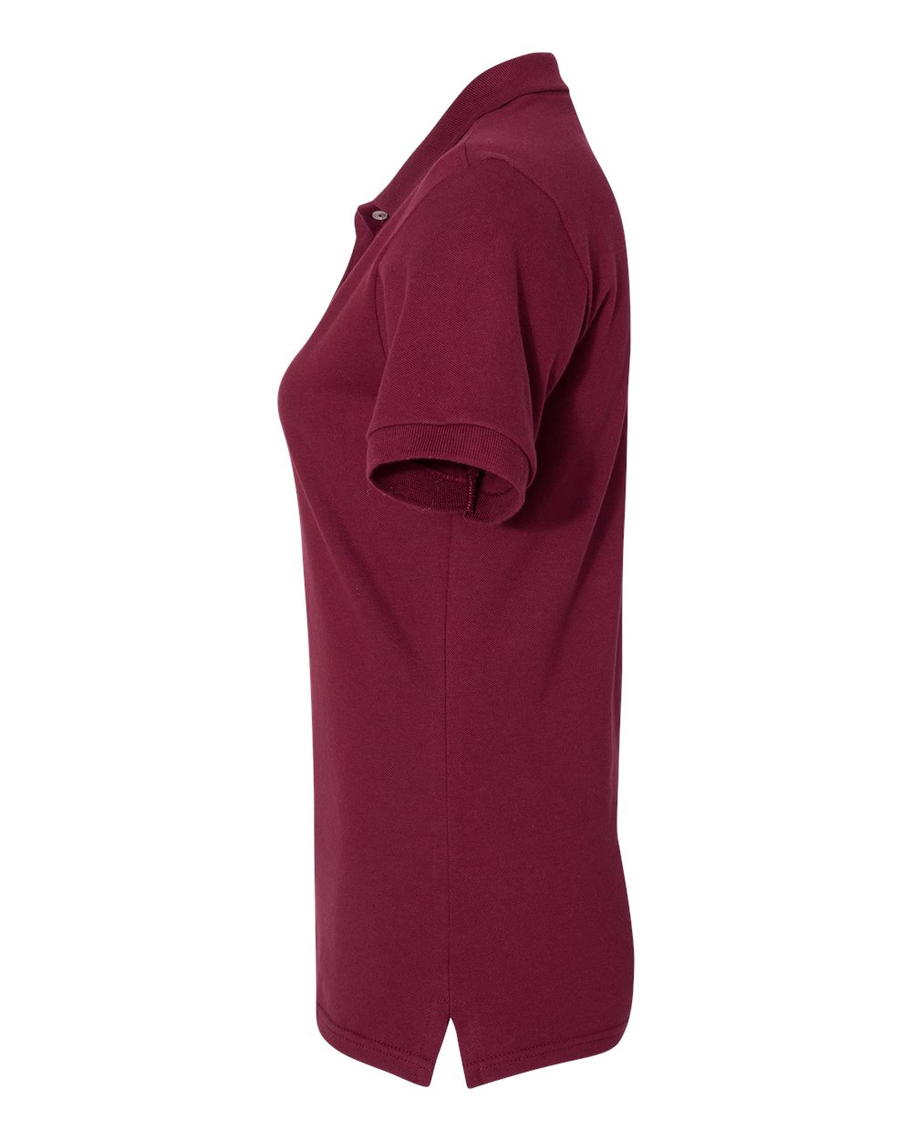 Women's 100% Ring-Spun Cotton Piqué Polo - DirectSide - B54435533 - Maroon