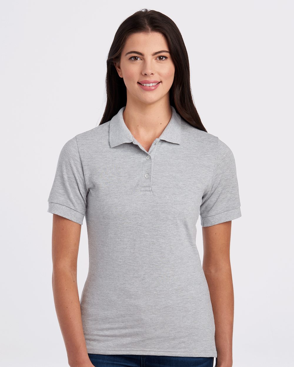 Women's 100% Ring-Spun Cotton Piqué Polo - styleImage