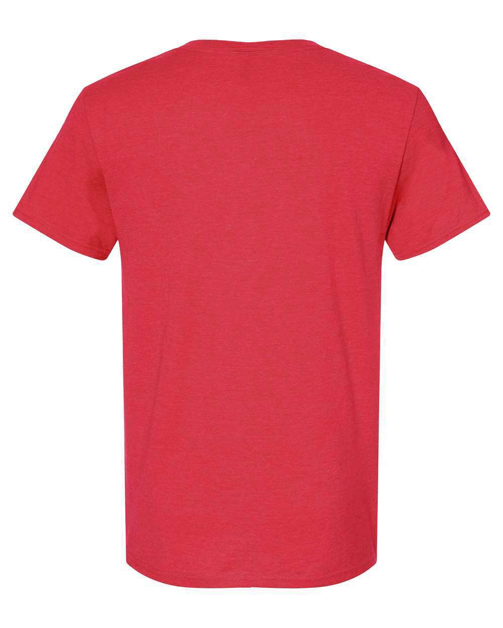 Premium Blend Ring-Spun T-Shirt - Back - B52035173 - Fiery Red Heather