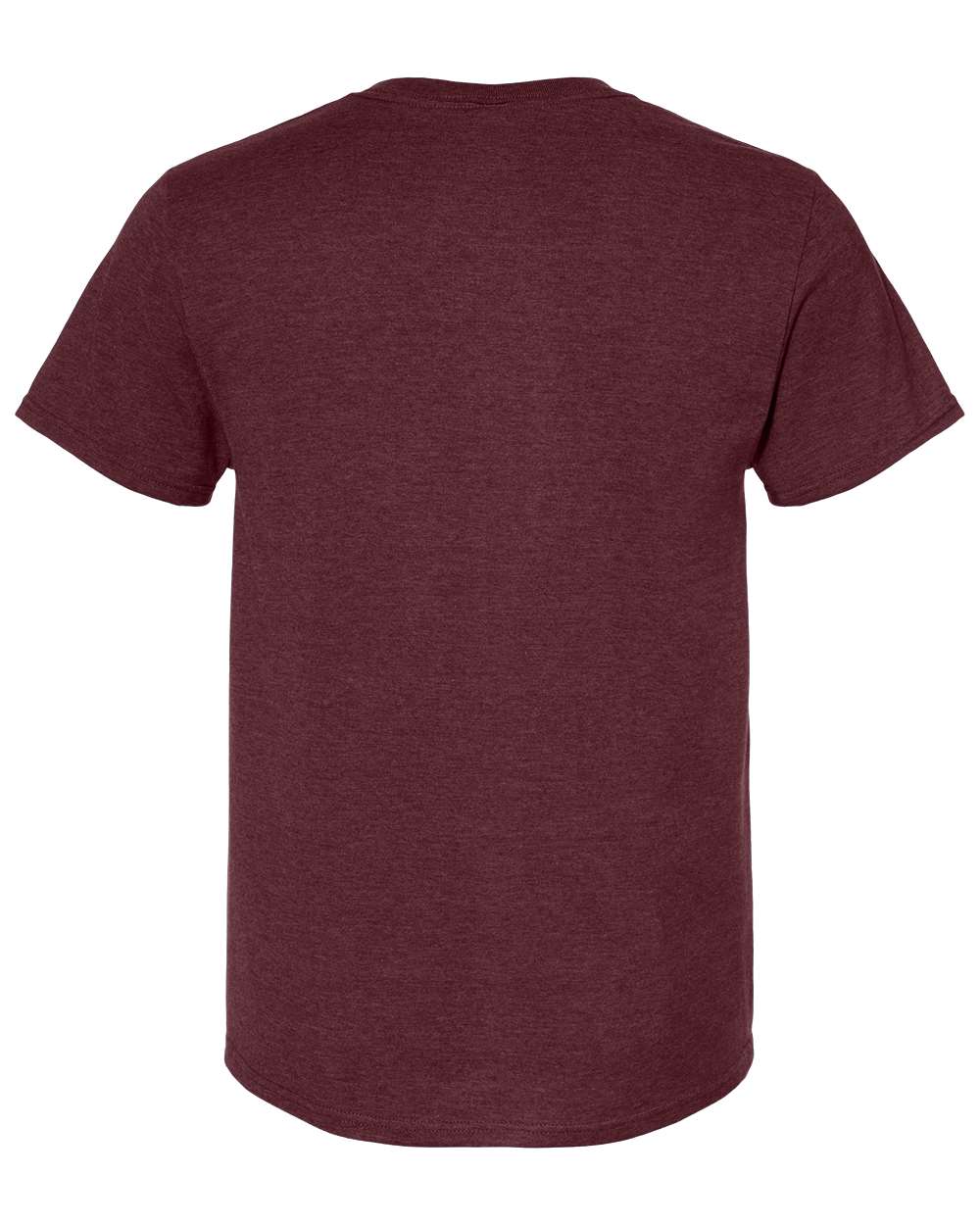 Premium Blend Ring-Spun T-Shirt - Back - B52035533 - Maroon Heather