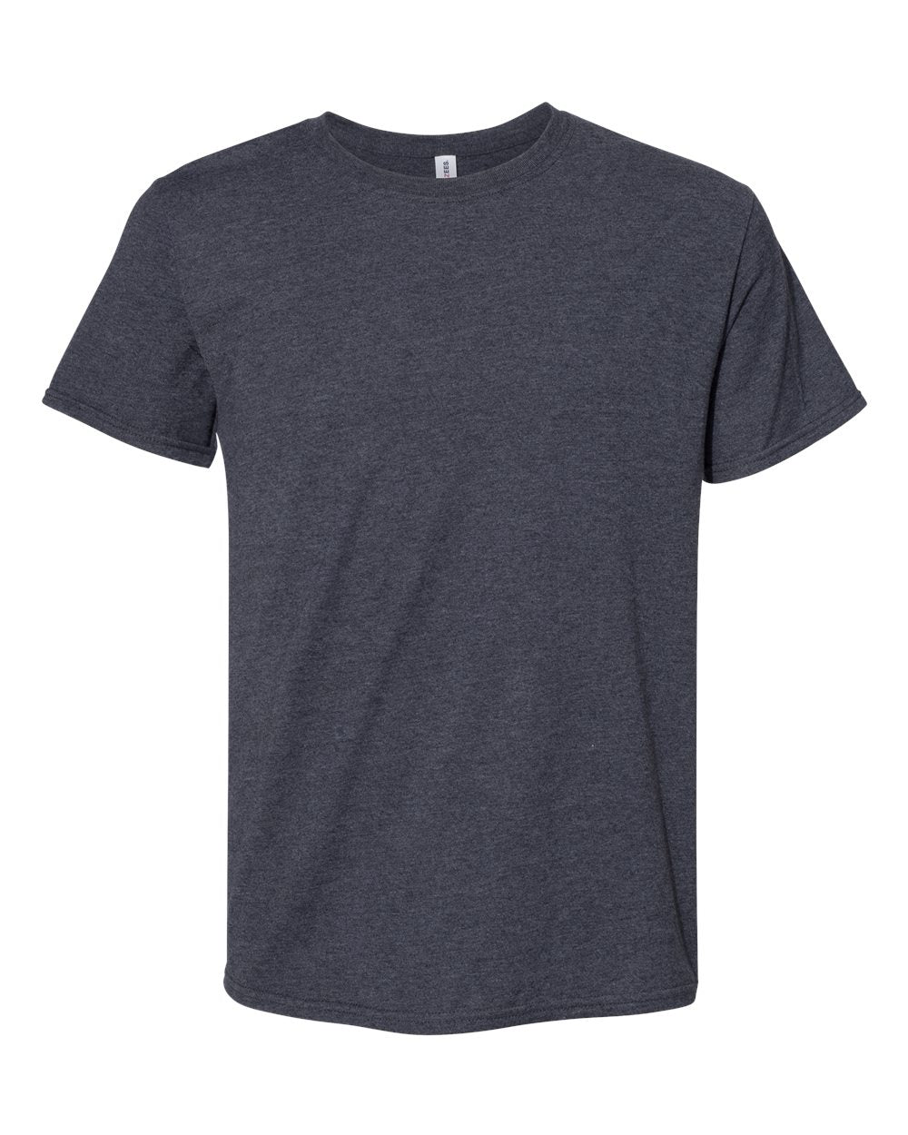 Premium Blend Ring-Spun T-Shirt - Front - B52035103 - Black Ink Heather