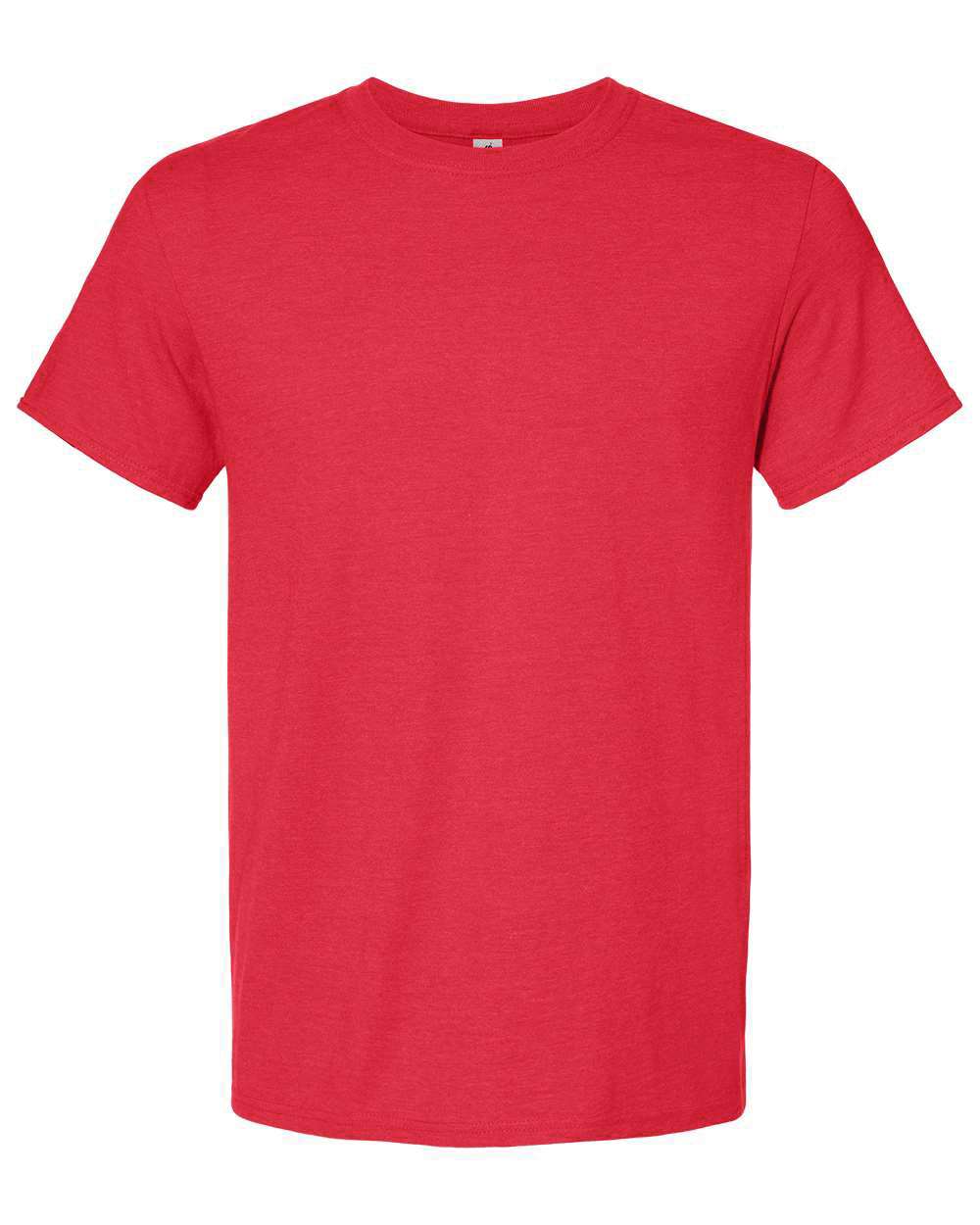 Premium Blend Ring-Spun T-Shirt - Front - B52035173 - Fiery Red Heather