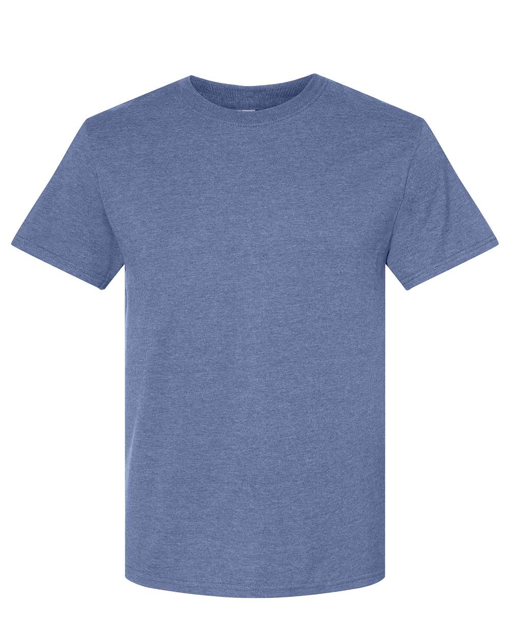 Premium Blend Ring-Spun T-Shirt - Front - B52035683 - Denim Heather