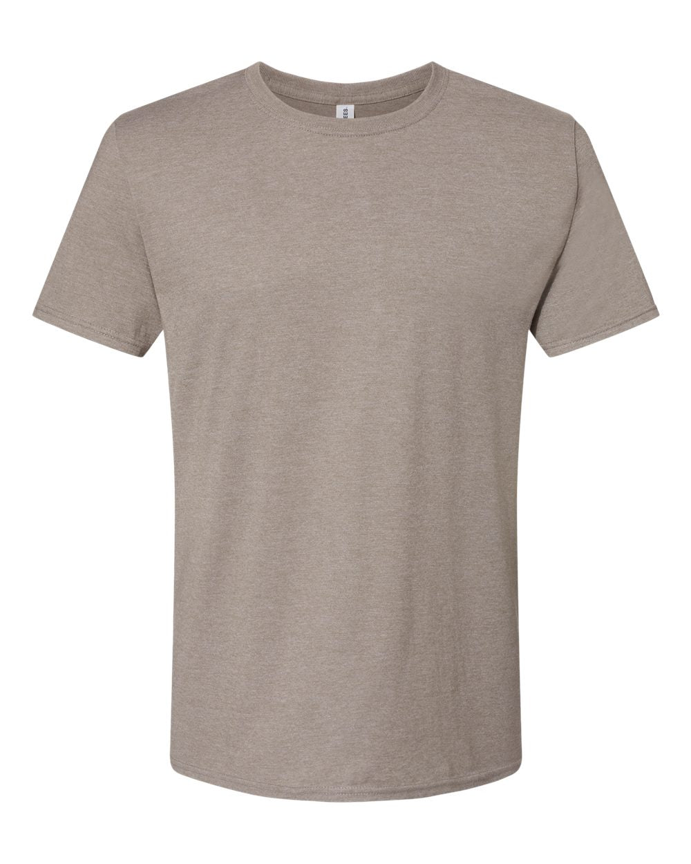 Premium Blend Ring-Spun T-Shirt - Front - B52035773 - Taupe Heather