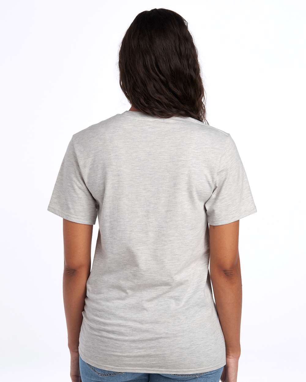 Premium Blend Ring-Spun T-Shirt - OnModelBack - B52035993 - Oatmeal Heather