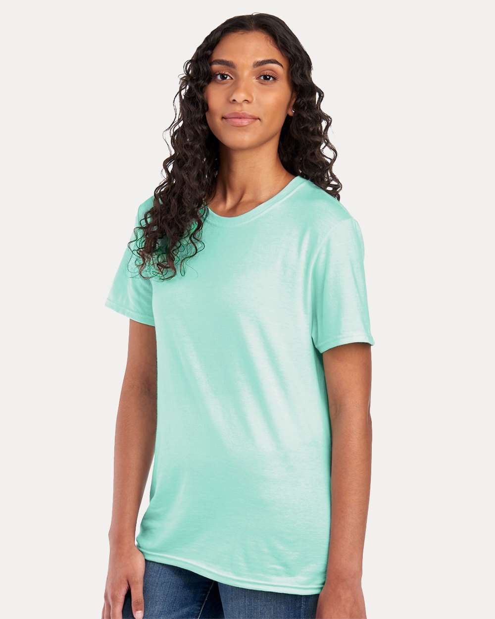Premium Blend Ring-Spun T-Shirt - OnModelSide - B52035283 - Mint To Be