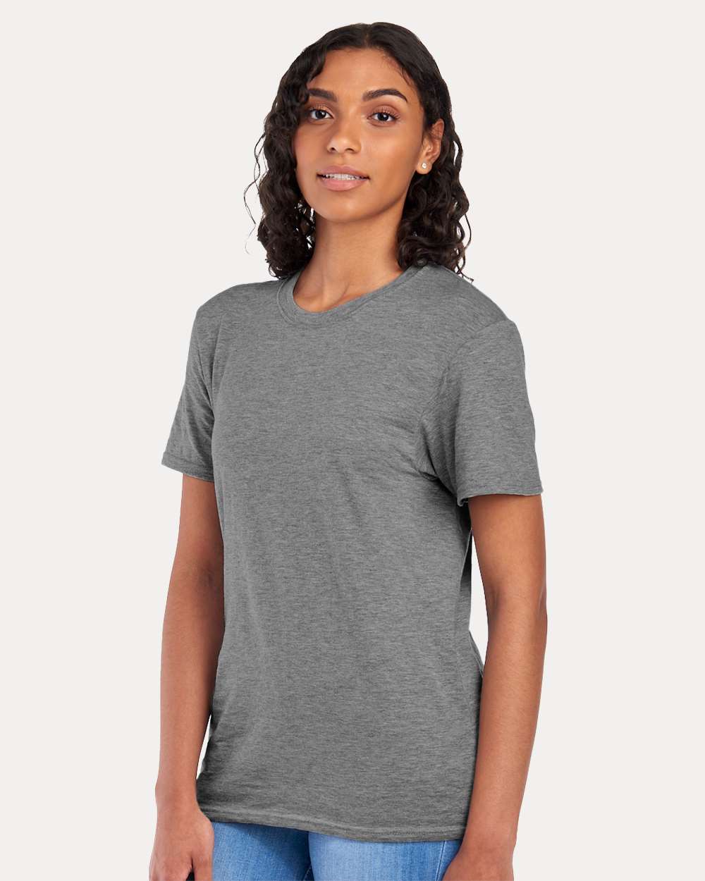 Premium Blend Ring-Spun T-Shirt - OnModelSide - B52035583 - Oxford