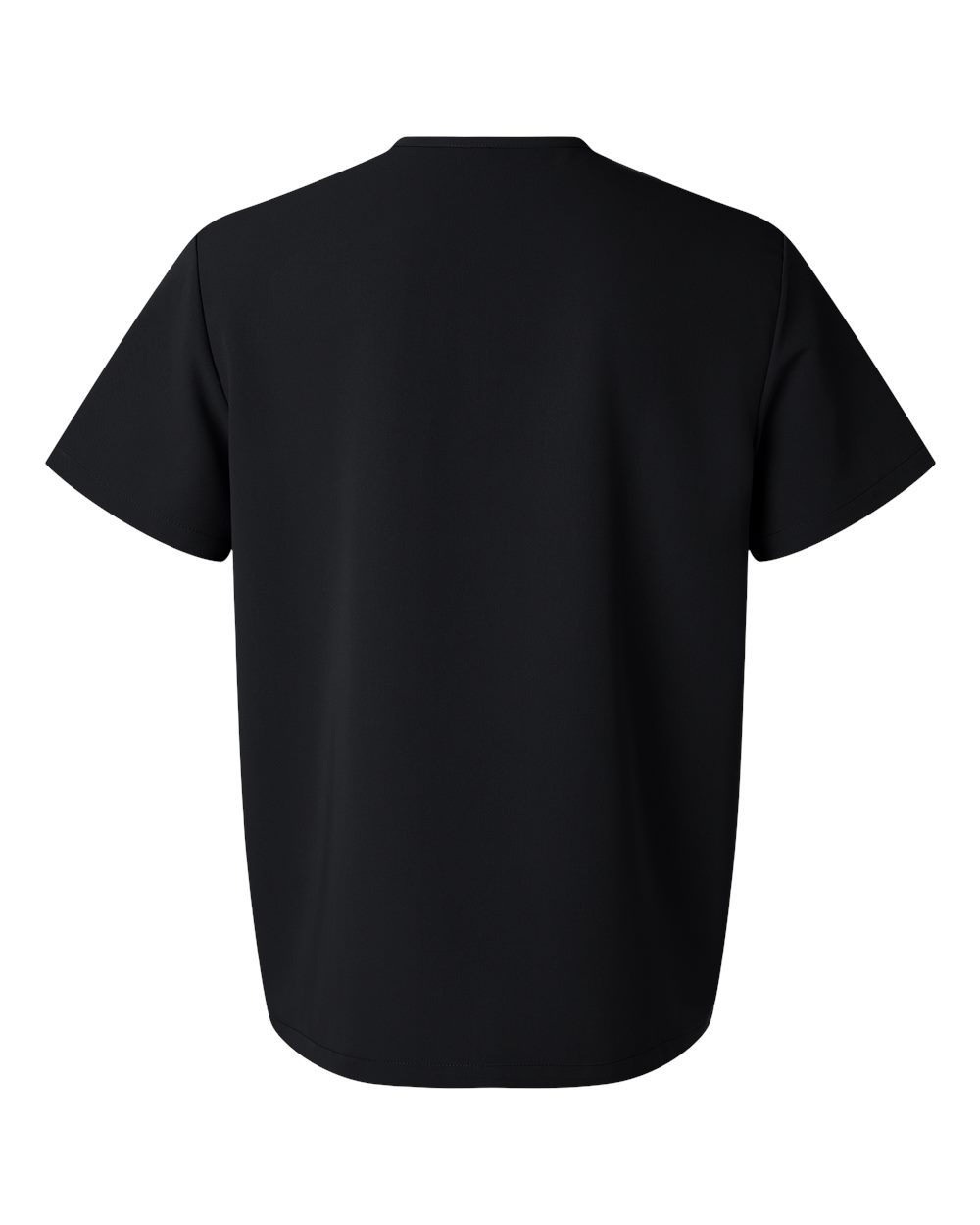 Men's Holmes Everyday 1-Pocket Scrub V-Neck Top - Back - B00045502 - Black
