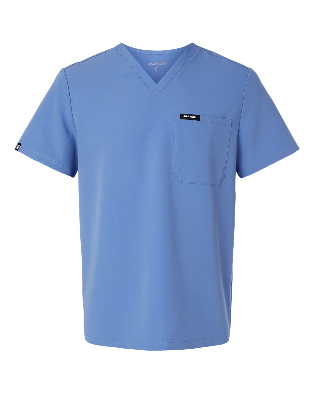 Men's Holmes Everyday 1-Pocket Scrub V-Neck Top - Front - B00045252 - Ceil Blue