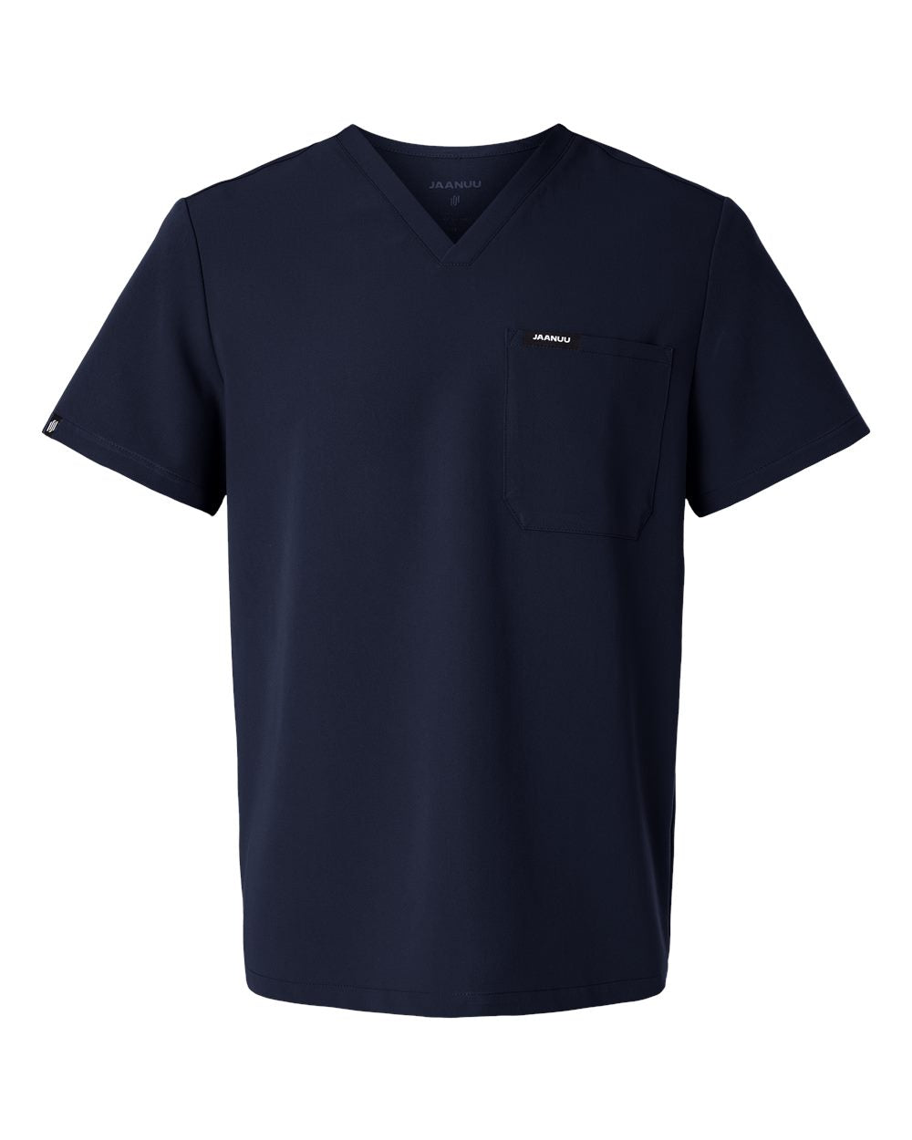 Men's Holmes Everyday 1-Pocket Scrub V-Neck Top - Front - B00045652 - Midnight Navy