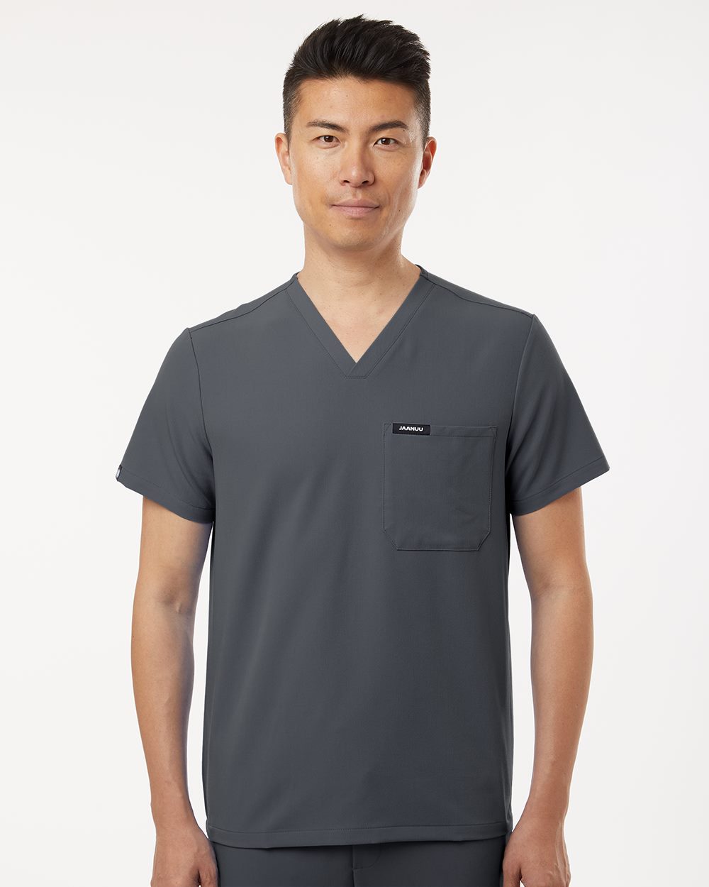 Men's Holmes Everyday 1-Pocket Scrub V-Neck Top - styleImage