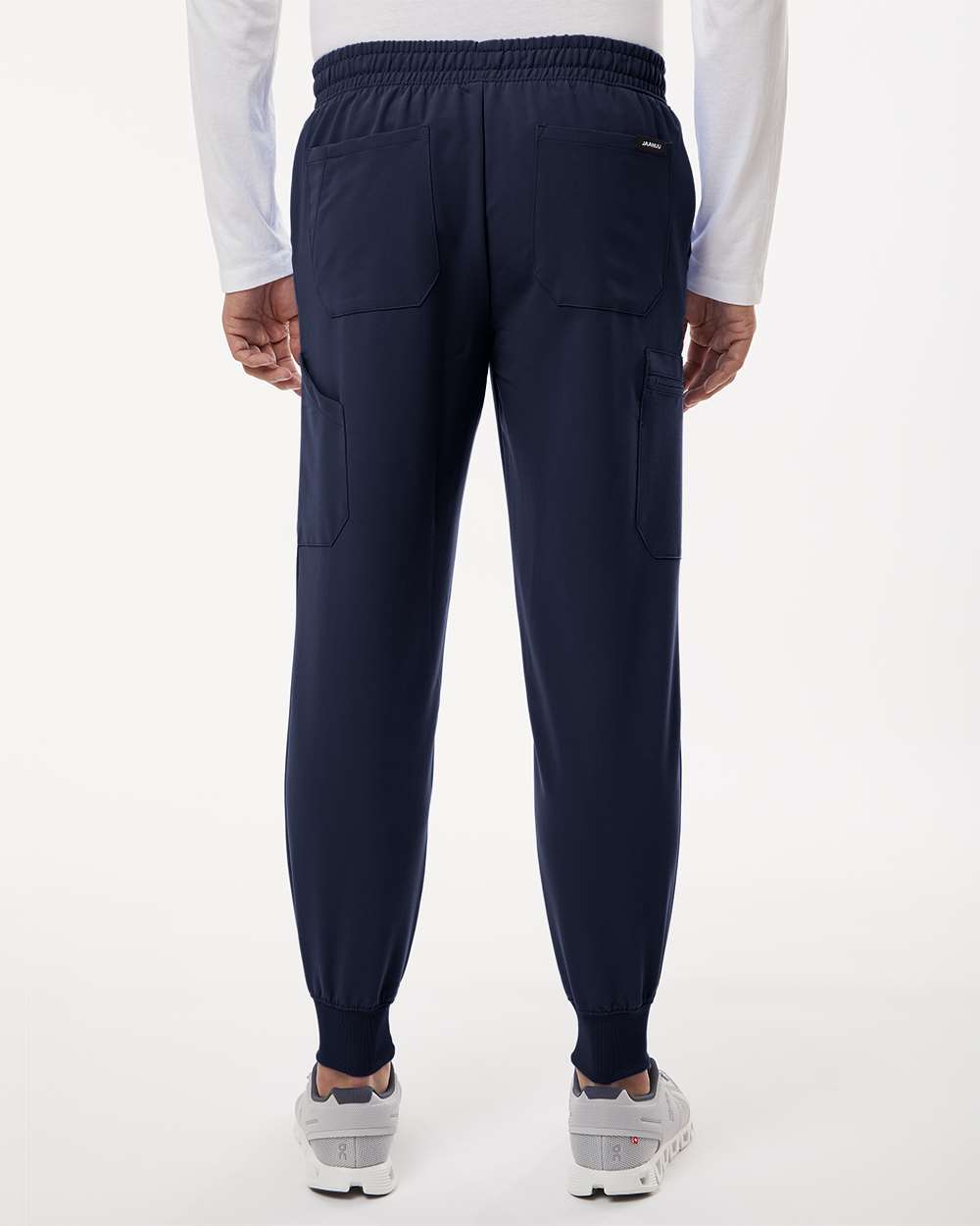 Men's Osmo 8-Pocket Scrub Joggers - OnModelBack - B00345652 - Midnight Navy