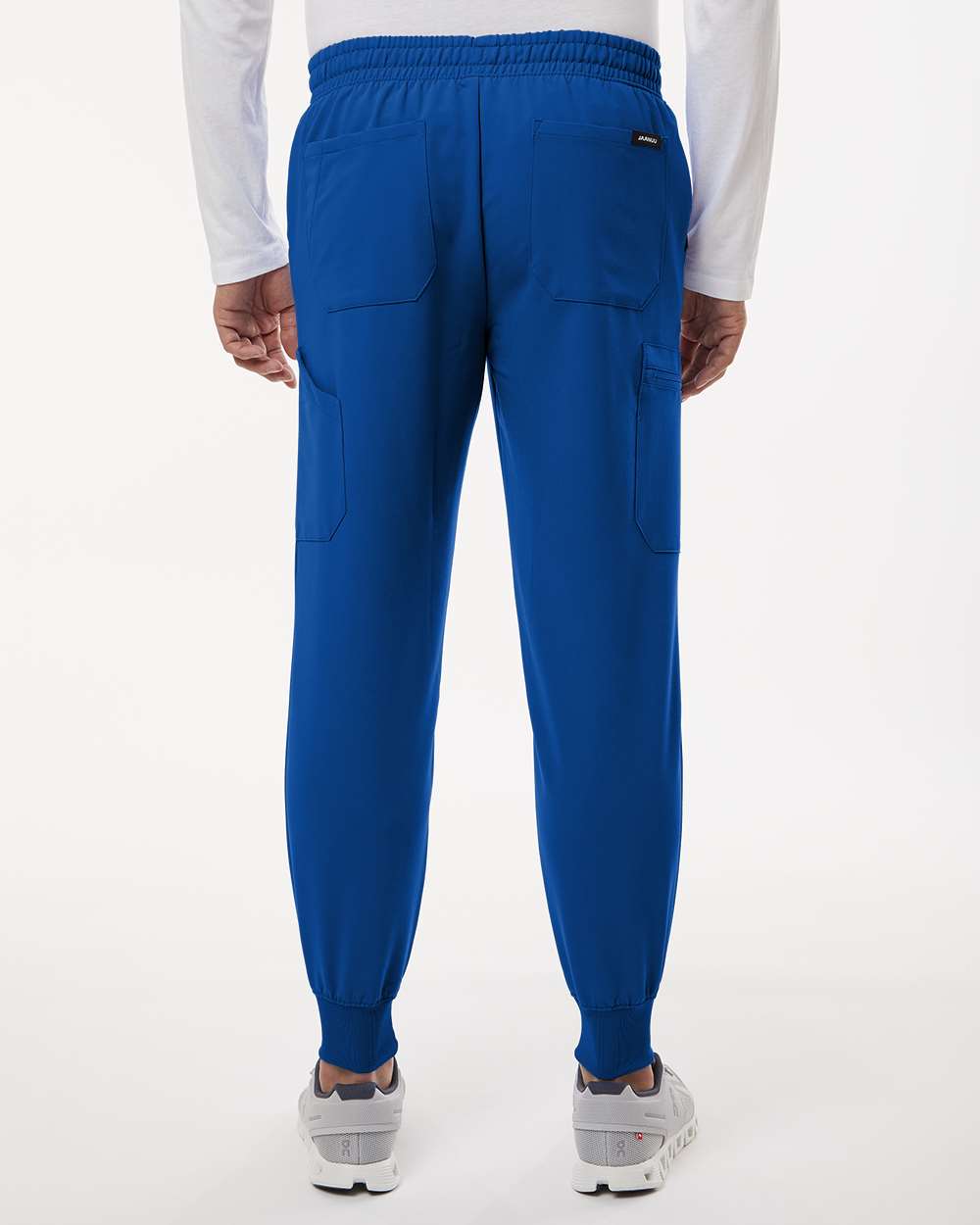 Men's Osmo 8-Pocket Scrub Joggers - OnModelBack - B00345752 - Royal Blue