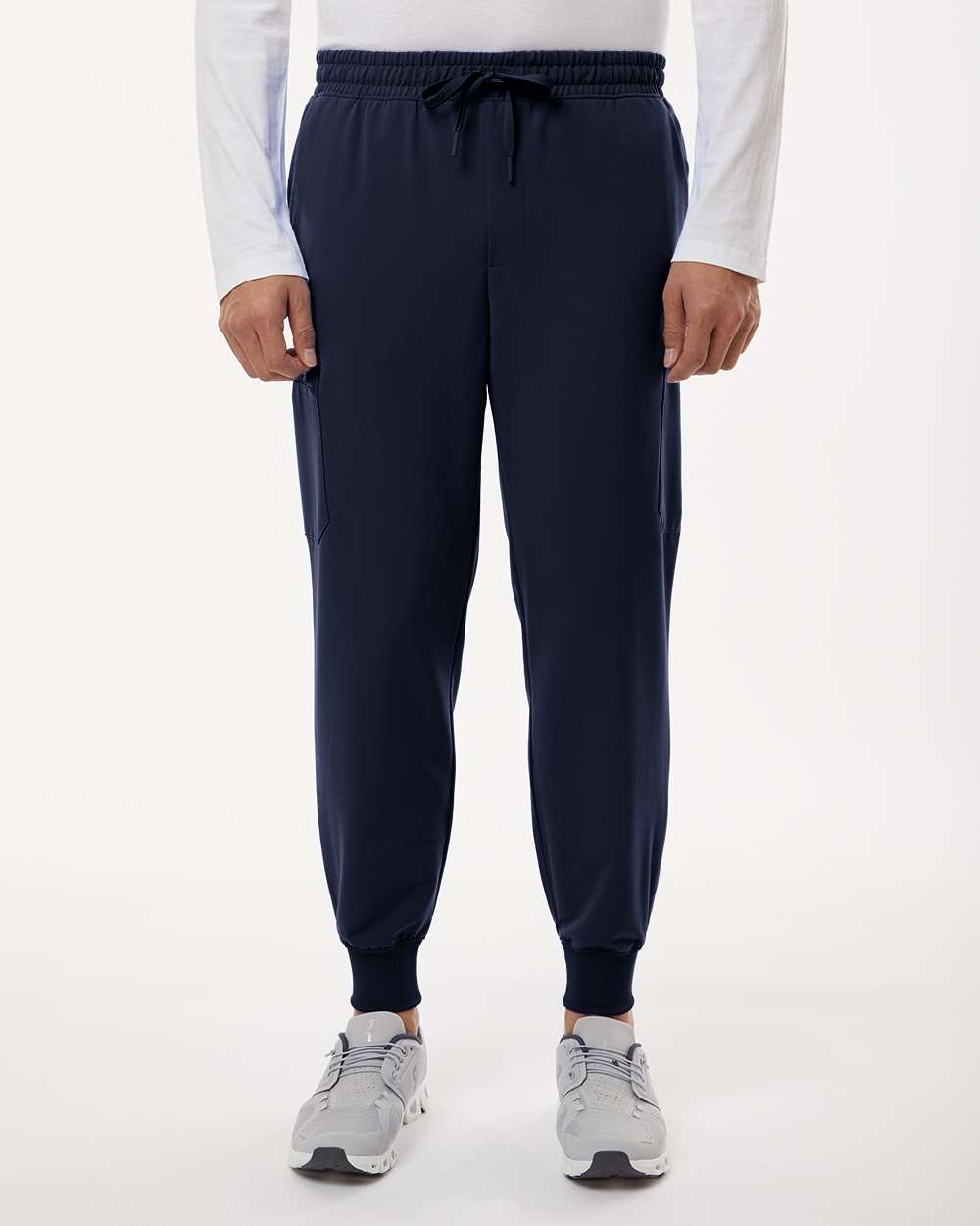 Men's Osmo 8-Pocket Scrub Joggers - OnModelFront - B00345652 - Midnight Navy
