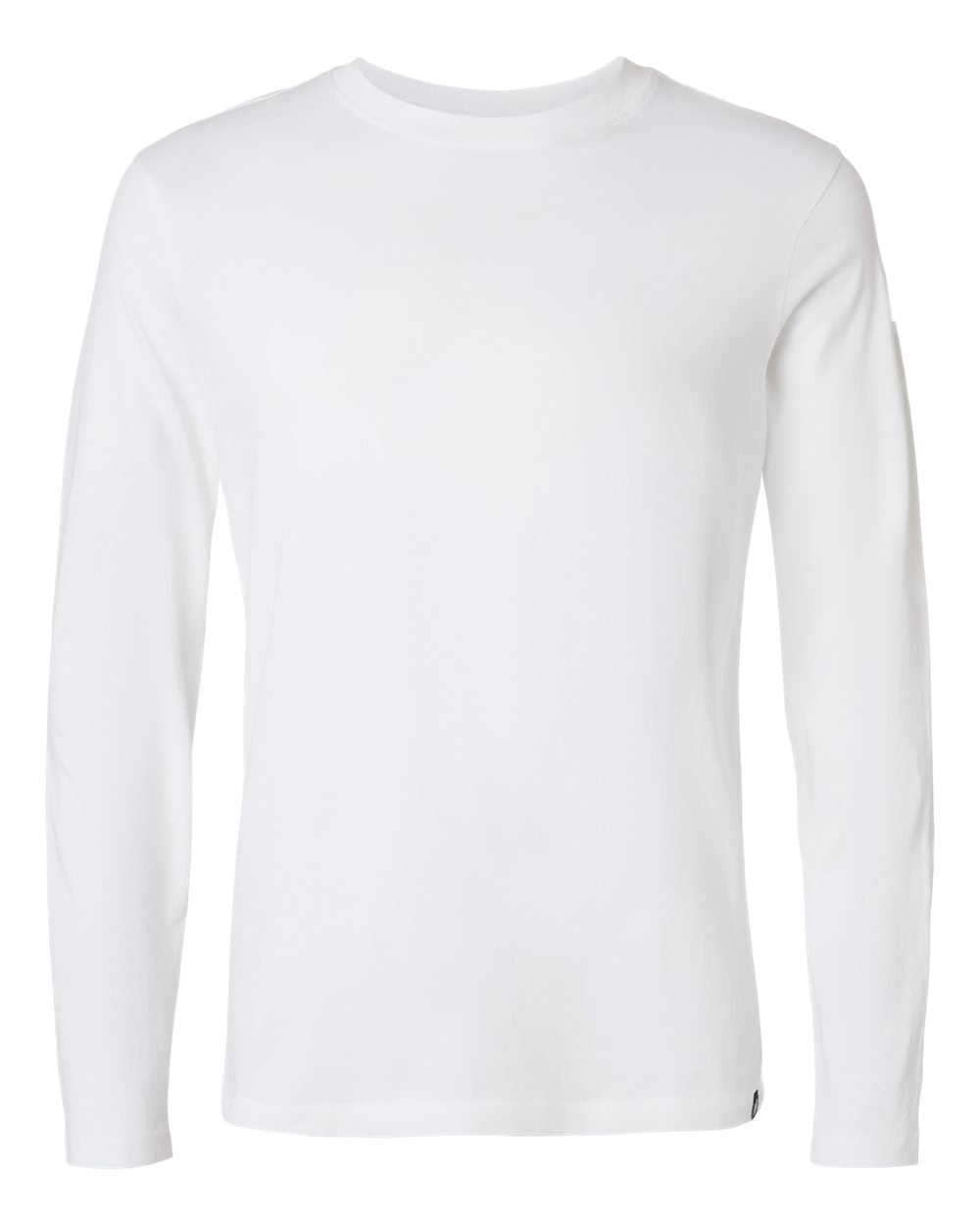 Men's RegenX Cotton Underscrub Long Sleeve T-Shirt - Front - B00445002 - White
