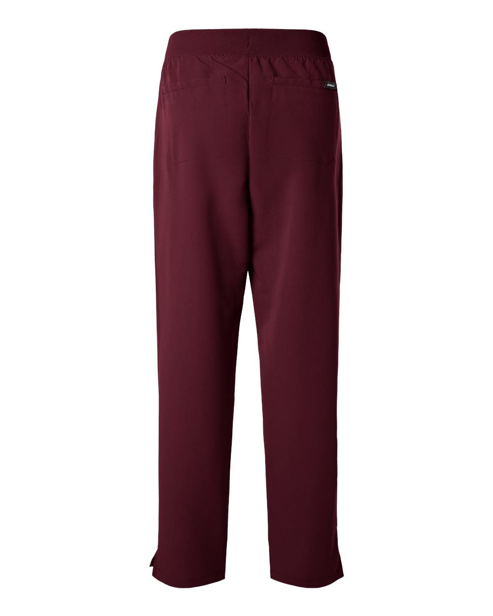 Women's Xenos Essential Knit-Waist Scrub Pants - Back - B00845521 - Burgundy