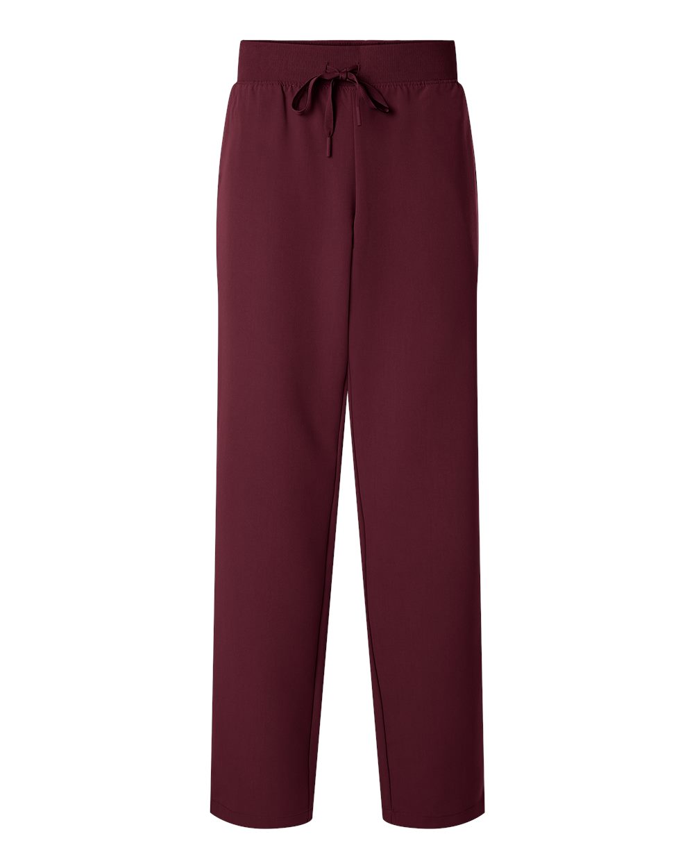 Women's Xenos Essential Knit-Waist Scrub Pants - Front - B00845521 - Burgundy