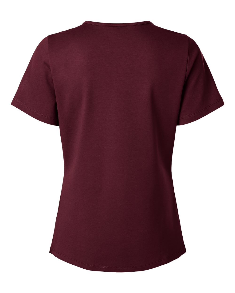 Women's Cesi Ultrasoft Scrub V-Neck Top - Back - B01145521 - Burgundy